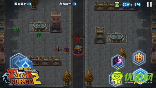 坦克闖關手游《坦克部隊2》競技場眾生相