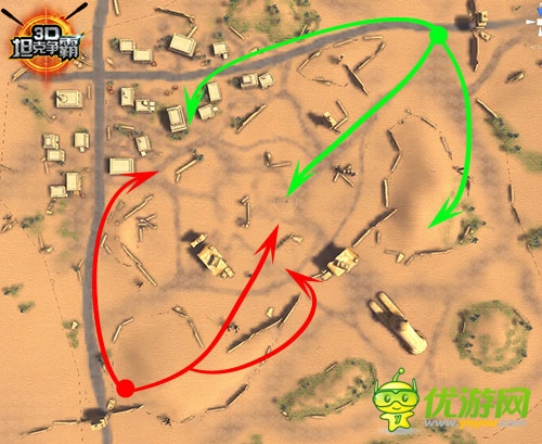 掌握伏擊戰(zhàn)！《3D坦克爭霸》地圖路線選擇