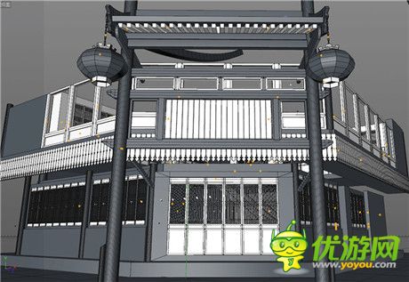 還原經(jīng)典場(chǎng)景《仙劍客?！穲?chǎng)景3D搭建圖曝光